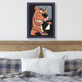 Scooby-Doo met UFO Canvas Afdruk (Insitu (Slaapkamer))
