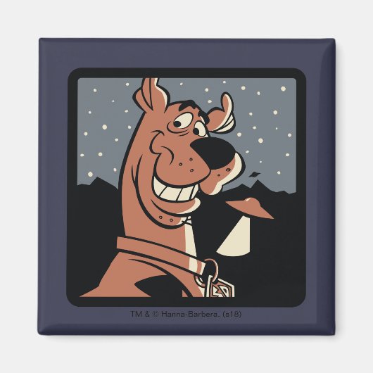 Scooby-Doo met UFO Magneet (Voorkant)