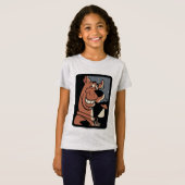 Scooby-doo met UFO T-shirt (Voorkant volledig)