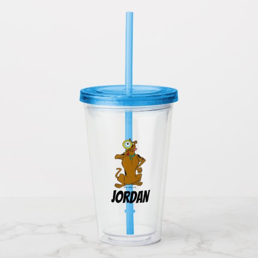 Scooby-doo met vergrootglas acryl drinkbeker (Voorkant)