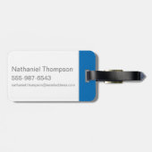 Scooby-Doo met vergrootglas Bagagelabel (Achterkant horizontaal)