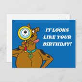 Scooby-Doo met vergrootglas Briefkaart (Voorkant / Achterkant)