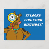 Scooby-Doo met vergrootglas Briefkaart (Voorkant)