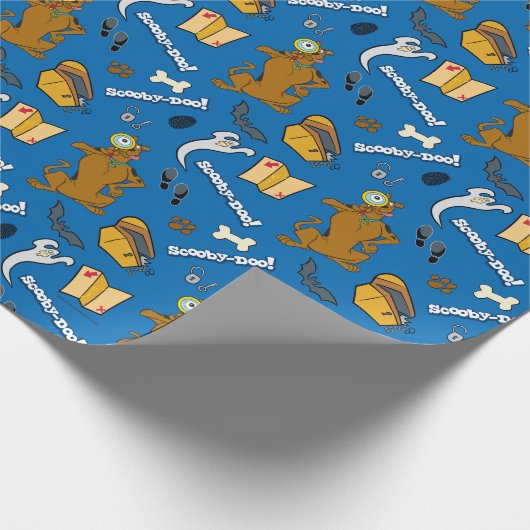 Scooby-Doo met vergrootglas Cadeaupapier (Hoek)
