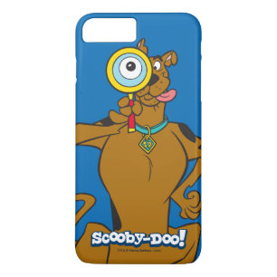 Scooby-doo met vergrootglas 	iPhone 8/7 plus hoesje