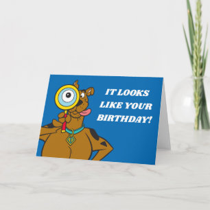 Scooby-Doo met Vergrootglas Kaart