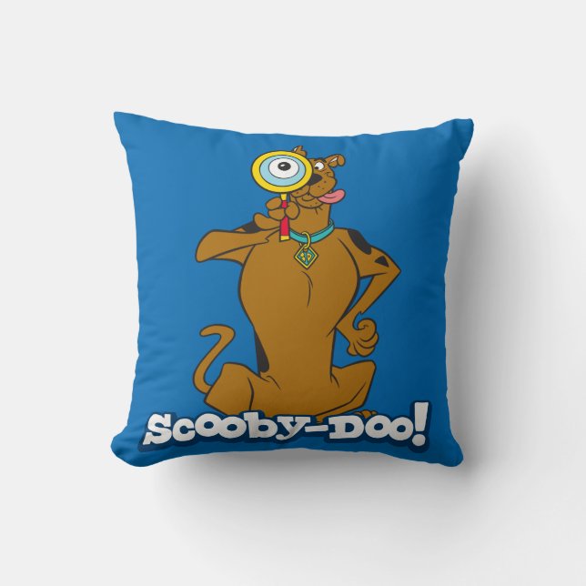 Scooby-Doo met Vergrootglas Kussen (Voorkant)