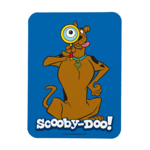 Scooby-doo met vergrootglas magneet