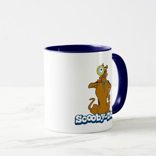Scooby-doo met vergrootglas mok (Voorkant rechts)