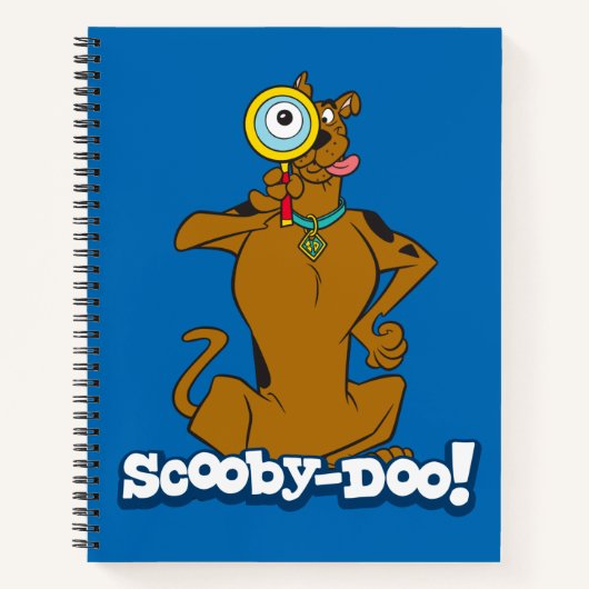 Scooby-Doo met vergrootglas Notitieboek (Voorkant)