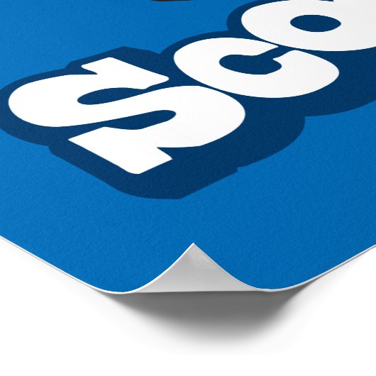 Scooby-Doo met vergrootglas Poster (Hoek)