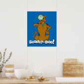 Scooby-Doo met vergrootglas Poster (Keuken)