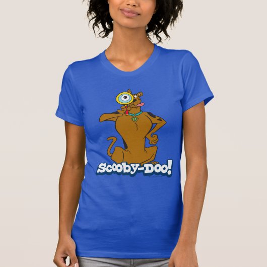 Scooby-Doo met vergrootglas T-shirt (Voorkant)