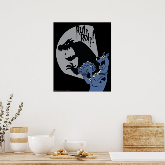 Scooby-Doo Midnight Snack "Ruh Roh!" Poster (Keuken)