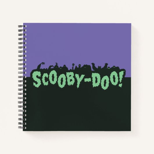 Scooby-Doo! Monster Silhouet Logo Notitieboek (Voorkant)