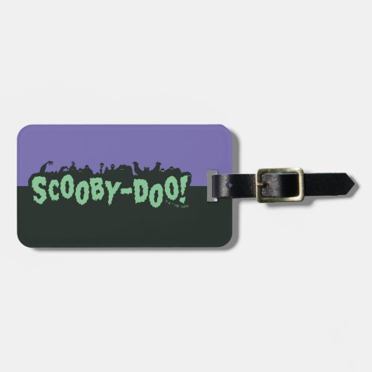 Scooby-Doo! Monster Silhouette Logo Bagagelabel (Voorkant horizontaal)