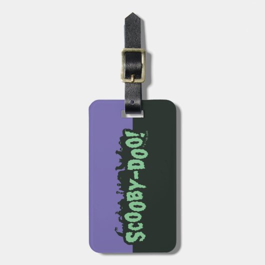 Scooby-Doo! Monster Silhouette Logo Bagagelabel (Voorkant verticaal)