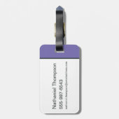 Scooby-Doo! Monster Silhouette Logo Bagagelabel (Achterkant verticaal)