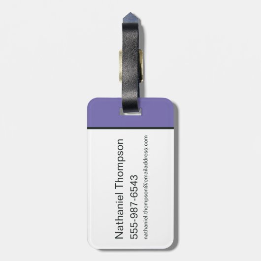 Scooby-Doo! Monster Silhouette Logo Bagagelabel (Achterkant verticaal)