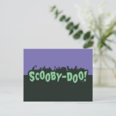 Scooby-Doo! Monster Silhouette Logo Briefkaart (Staand voorkant)