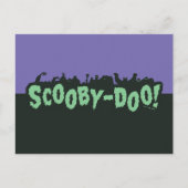 Scooby-Doo! Monster Silhouette Logo Briefkaart (Voorkant)
