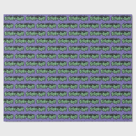 Scooby-Doo! Monster Silhouette Logo Cadeaupapier (Vlak)