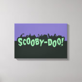 Scooby-Doo! Monster Silhouette Logo Canvas Afdruk (Voorkant)
