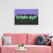Scooby-Doo! Monster Silhouette Logo Canvas Afdruk (Insitu (Woonkamer))