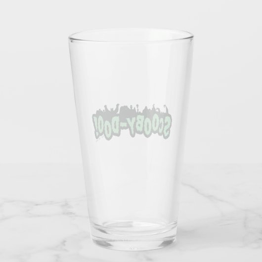 Scooby-Doo! Monster Silhouette Logo Glas (Achterkant)