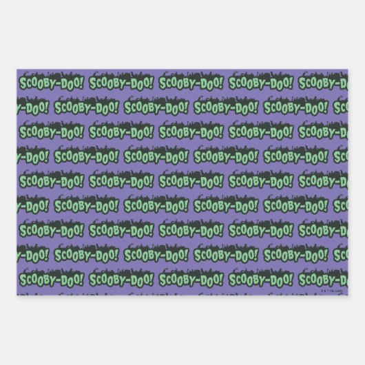 Scooby-Doo! Monster Silhouette Logo Inpakpapier Vel (Voorkant 3)