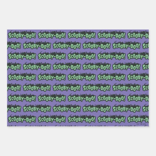 Scooby-Doo! Monster Silhouette Logo Inpakpapier Vel (Voorkant)