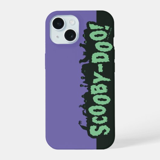 Scooby-Doo! Monster Silhouette Logo iPhone 15 Case (Achterkant)