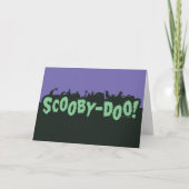 Scooby-Doo! Monster Silhouette Logo Kaart (Voorkant)
