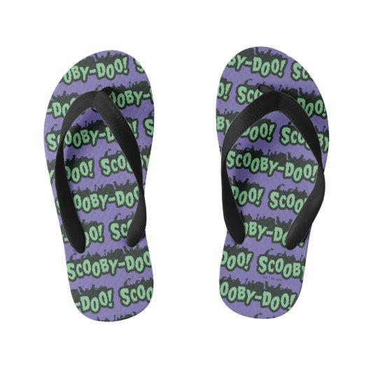 Scooby-Doo! Monster Silhouette Logo Kinder Teenslippers (Voetbed)