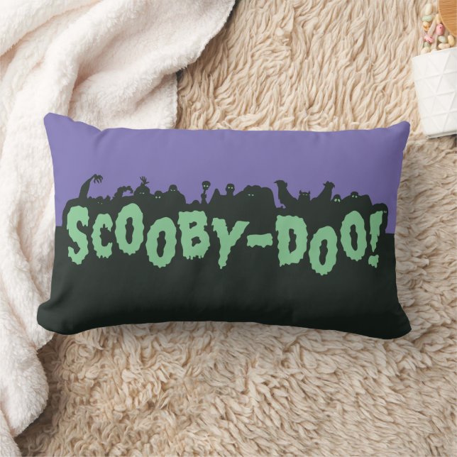 Scooby-Doo! Monster Silhouette Logo Kussen (Deken)