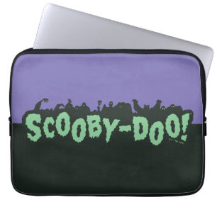 Scooby-Doo! Monster Silhouette Logo Laptop Sleeve