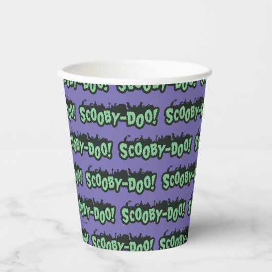 Scooby-Doo! Monster Silhouette Logo Papieren Bekers (Voorkant)