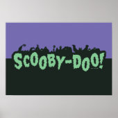 Scooby-Doo! Monster Silhouette Logo Poster (Voorkant)