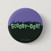 Scooby-Doo! Monster Silhouette Logo Ronde Button 5,7 Cm (Voorkant)