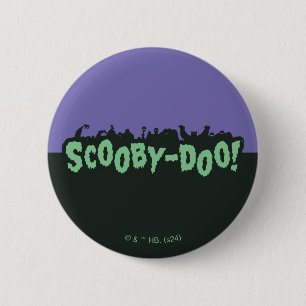 Scooby-Doo! Monster Silhouette Logo Ronde Button 5,7 Cm