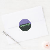 Scooby-Doo! Monster Silhouette Logo Ronde Sticker (Envelop)