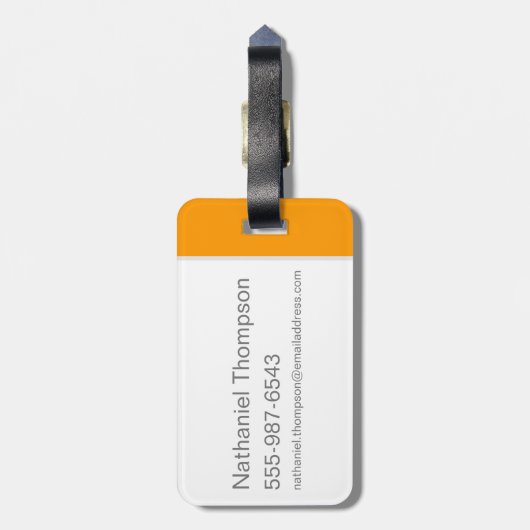 Scooby Doo-Monster Truck Bagagelabel (Achterkant verticaal)