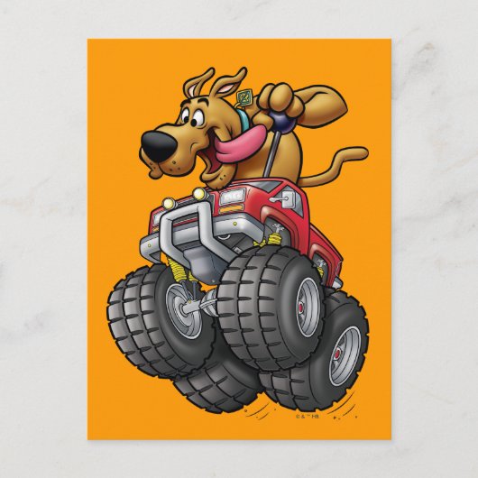 Scooby Doo-Monster Truck Briefkaart (Voorkant)