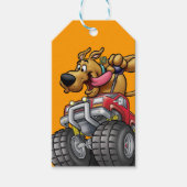 Scooby Doo-Monster Truck Cadeaulabel (Voorkant)