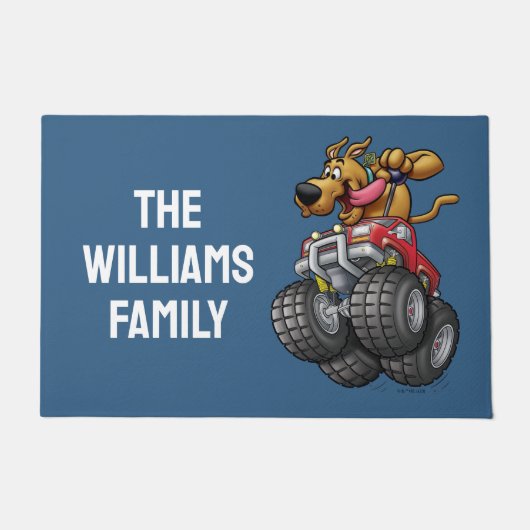 Scooby-Doo Monster Truck | Jouw namen toevoegen Deurmat (Voorkant)