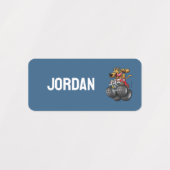 Scooby-Doo Monster Truck | Jouw namen toevoegen Labels (Design 1)