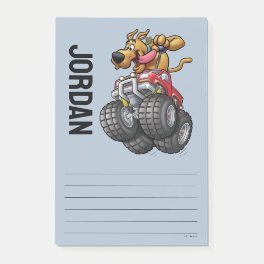 Scooby-Doo Monster Truck | Jouw namen toevoegen Post-it® Notes (Voorkant)