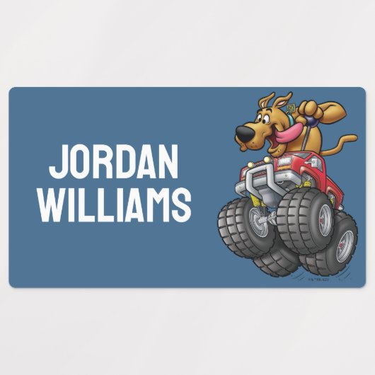 Scooby-Doo Monster Truck Labels (Design 2)