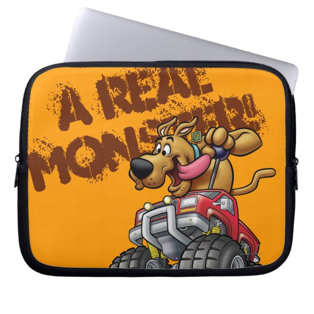 Scooby Doo-Monster Truck Laptop Sleeve (Voorkant)