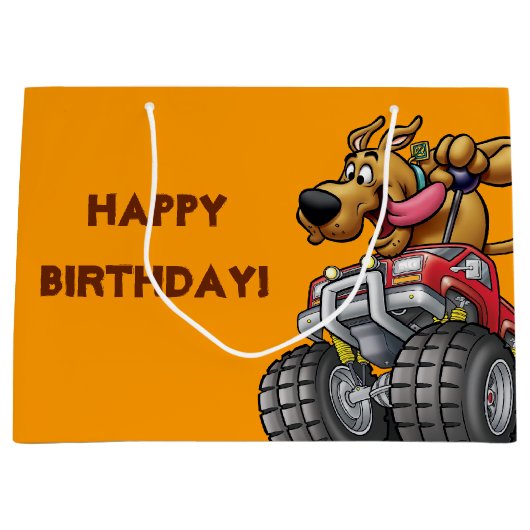 Scooby Doo-Monster Truck Large Cadeautasje (Voorkant)